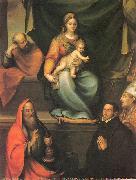 The Holy Family with Saints and the Master Alonso de Villegas